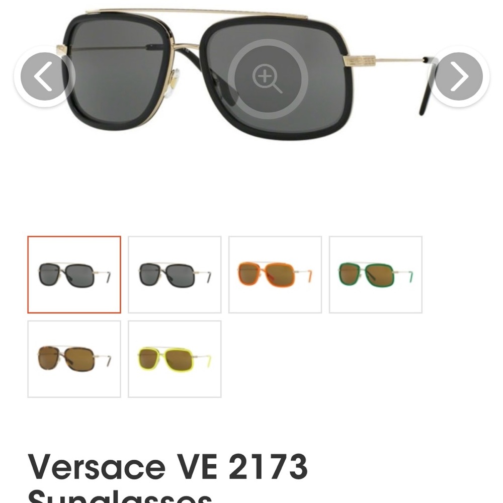 Versace VE 2173 Black Sunglasses